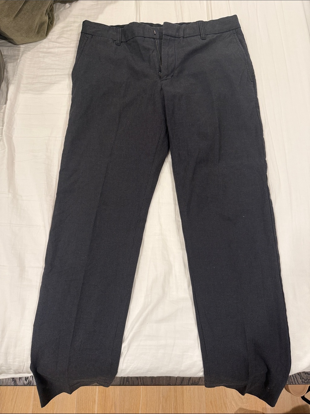 Vince Men's Dark Gray Dress Pants